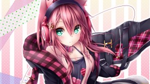 Создать мем: neko, cute anime girl, аниме тян вампир