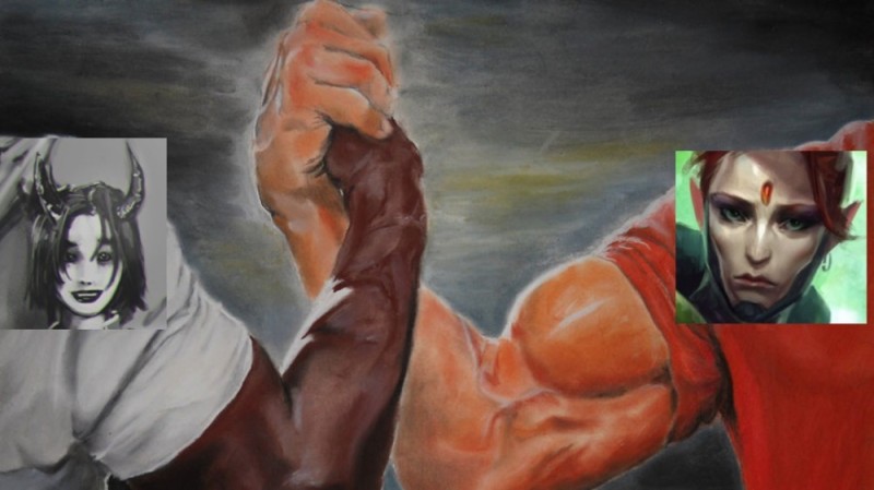 Create meme: meme handshake jocks, arm wrestling meme, wow stand