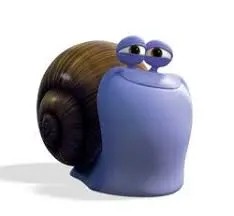 Create meme: the snail from the cartoon, snail from the turbo cartoon, turbo snail cartoon