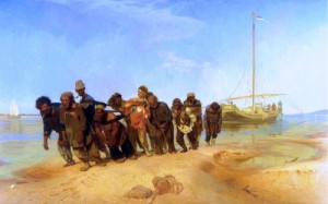 Create meme: ilya repin, Ilya Repin, Repin barge haulers on the Volga