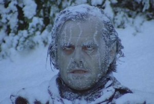 Create meme: Nicholson the shining frozen, Jack Nicholson the shining frozen, the shining frozen Jack