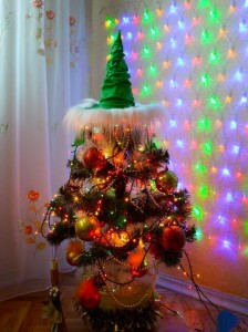 Create meme: herringbone, fairy tree pictures, a photo in instagram of the Christmas tree new year