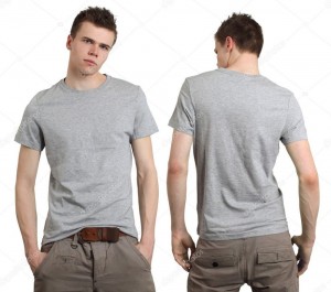 Create meme: gray t shirt mockup front and back, men's t-shirt, grey t-shirt