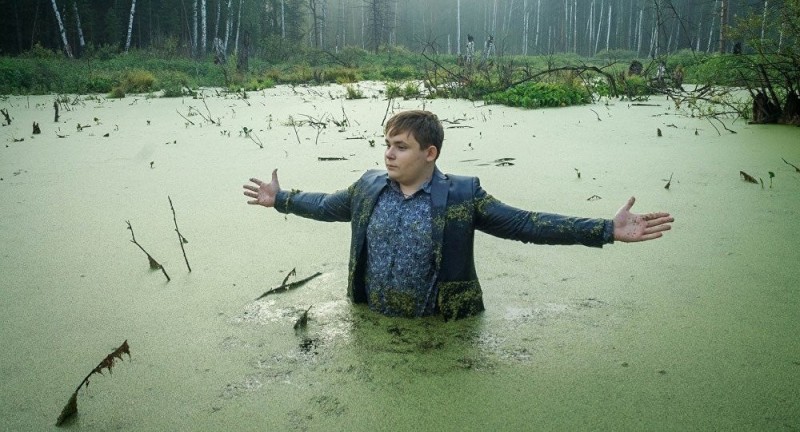 Create meme: meme man in the swamp, in the swamp , the kid in the swamp