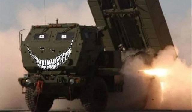 Create meme: himars mlrs, MGM-140 ATACMS rocket, MLRS m 270