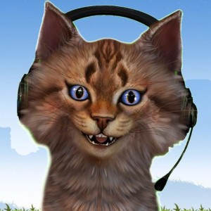Создать мем: котик геймер роблокс, facerig кот, котик игроман youtube png