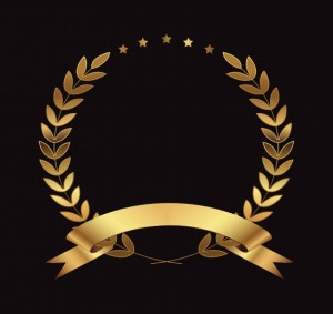 Create meme: wreath gold, Laurel wreath symbol, emblem Laurel wreath gold