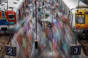 Create meme: Chicago trains, tram long exposure, subway train