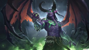 Create meme: Illidan hearthstone, world of warcraft illidan