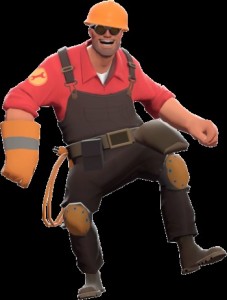 Create meme: tf 2 characters, engineer tf 2, team fortress 2 engineer sneak