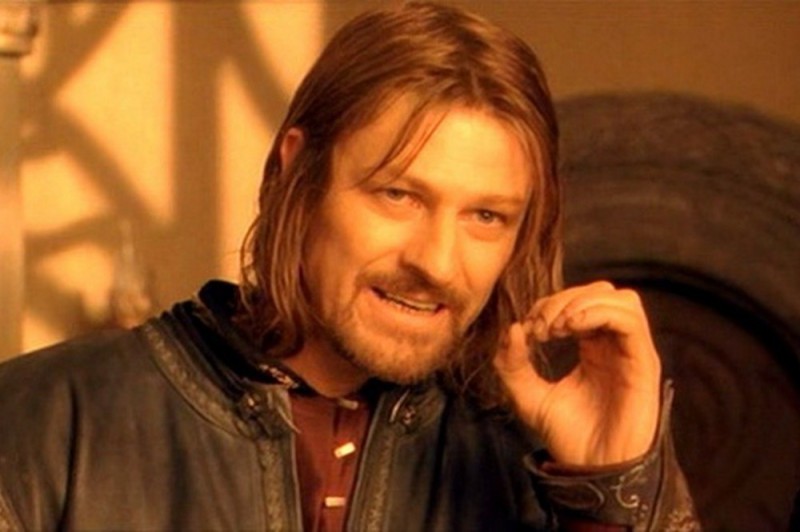 Create meme: memes of the lord of the rings, nighty night, meme Lord of the rings Boromir