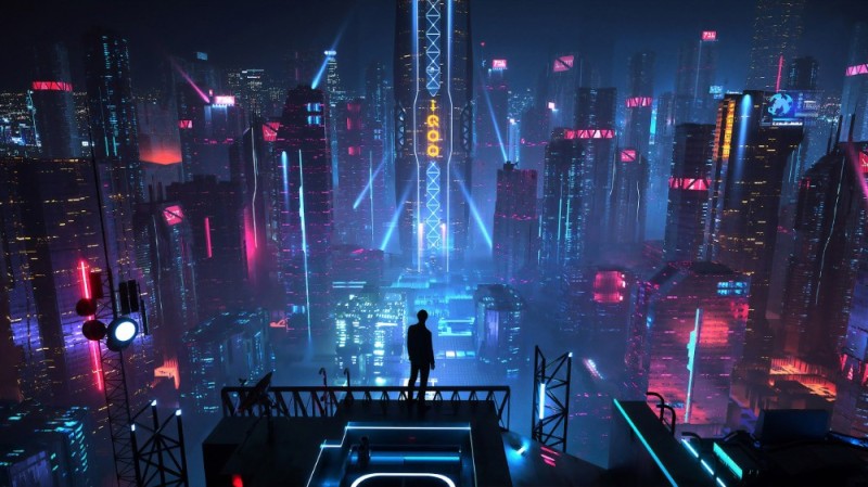 Create meme: cyberpunk, cyberpunk neon, night city cyberpunk 2077