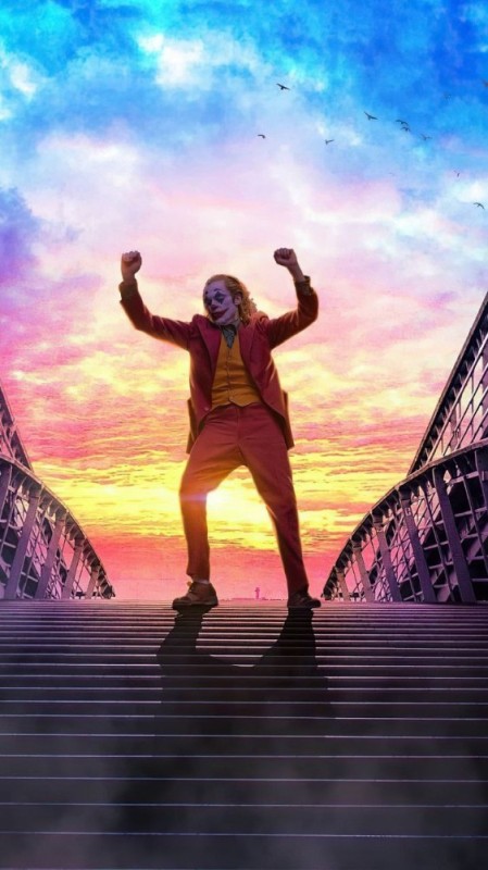 Create meme: joker on the stairs 2019, ultra hd, joker hd