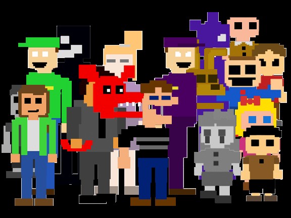 Create meme: Afton FNAF's family, The family of William Afton FNAF, The Afton family