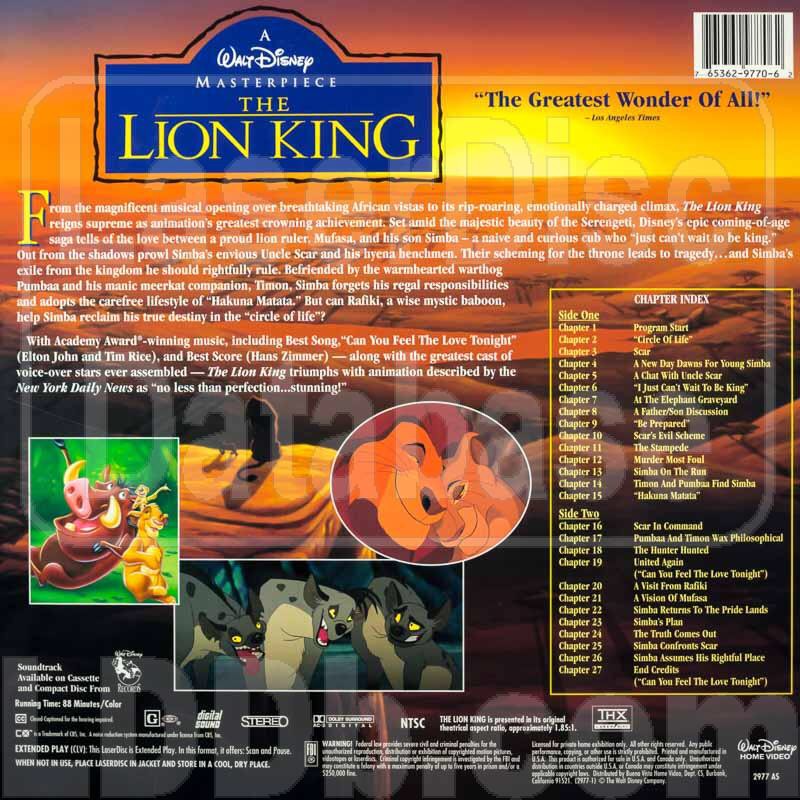 Создать мем: disney s the lion king, король лев диск, lion king simba