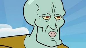 Create meme: perfect squidward