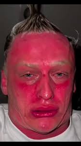 Create meme: red face, people, pink face