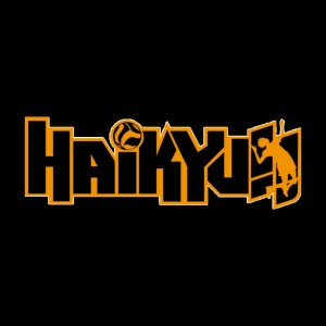Создать мем: haikyuu надпись, волейбол аниме логотип, логотип