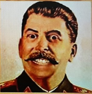 Create meme: Vladimir Ilyich Lenin, Stalin mustache, Joseph Stalin