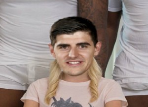Create meme: Thibaut Courtois png, Thibaut Courtois: "the transition in the best club in the world is a responsibility. I fulfilled the dream", Thibaut Courtois rewarding