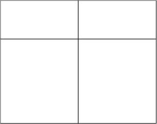 Create meme: sheet A4 divided into 4 parts, the square is divided into 4 parts, a sheet divided into 4 parts