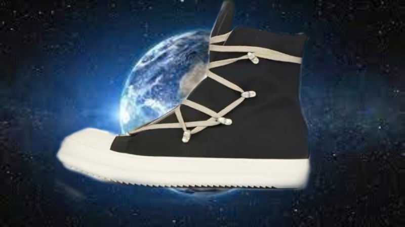 Create meme: shoes , rick owens drkshdw sneakers, high sneakers