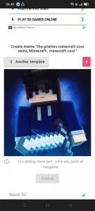 Create meme: minecraft skin, minecraft, text