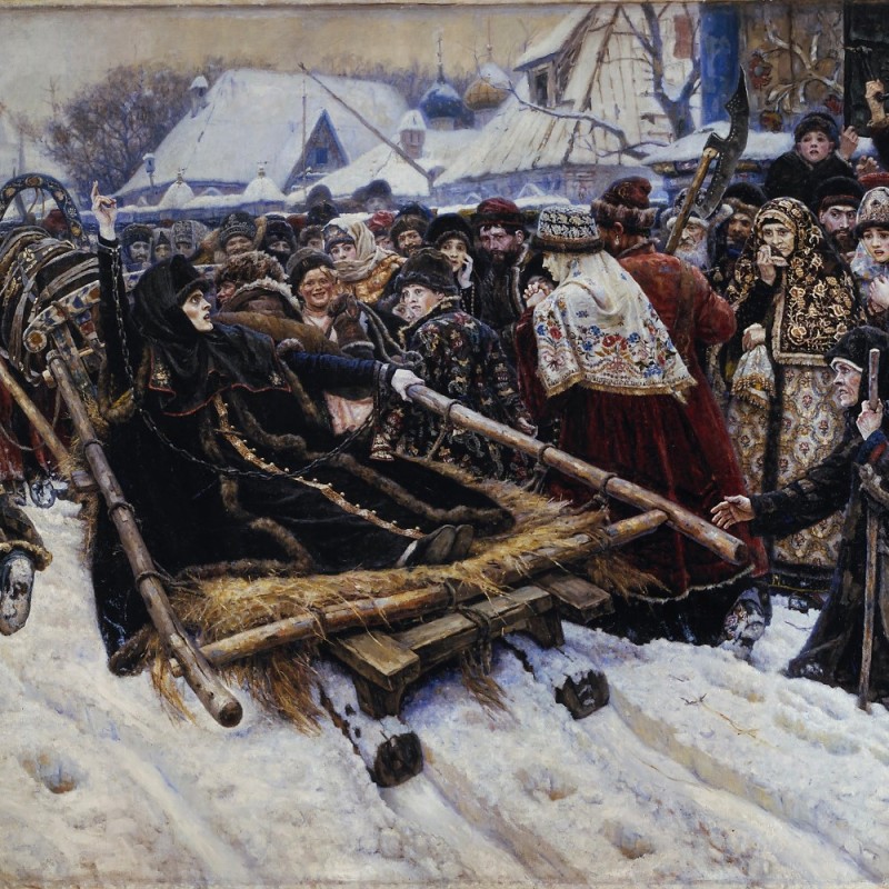 Create meme: painting by Surikov Boyaryna Morozova, vasily ivanovich surikov, vasily surikov boyaryna Morozova