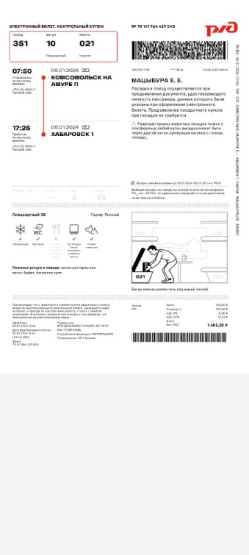 Create meme: electronic ticket on the train, boarding ticket, Russian railways e-ticket boarding coupon