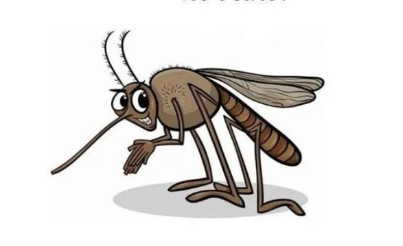 Create meme: mosquito for children, komarik drawing, mosquito drawing