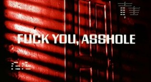 Создать мем: терминатор 1984 fuck you asshole, терминатор f ck your asshole, the terminator - fuck you asshole