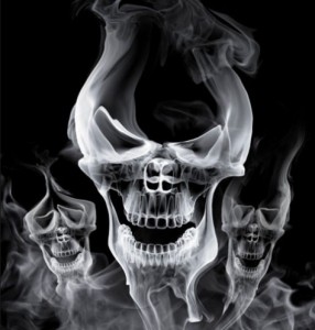 Create meme: skull cool, skull, skull smoke