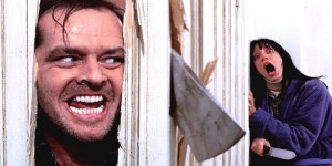 Create meme: the shining Jack Nicholson with an axe, the shining Nicholson, the shining Jack