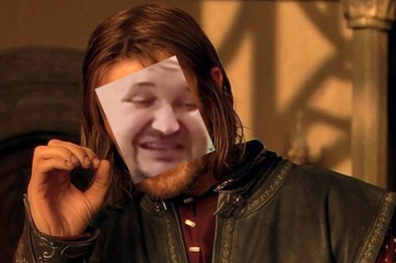 Create meme: Sean bean Boromir, Boromir meme , Sean bean meme