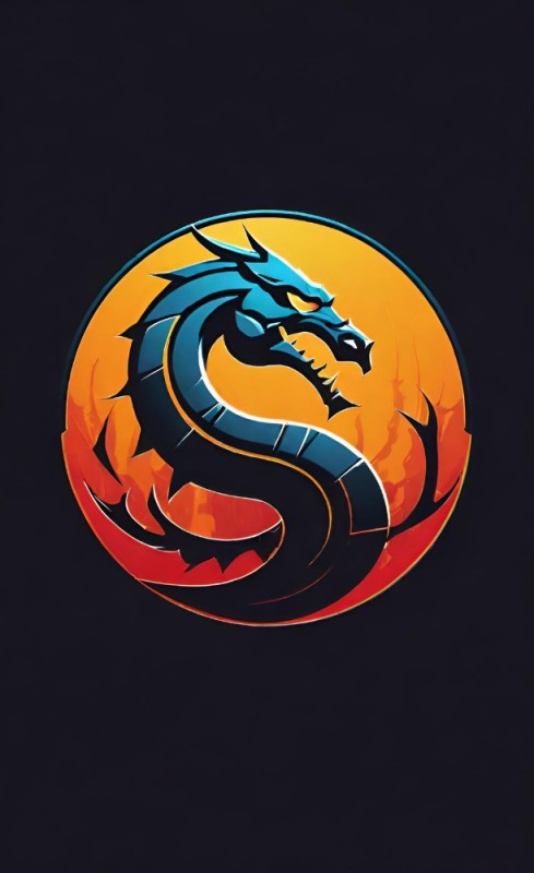 Создать мем: дракон мортал комбат, логотип мортал комбат, эмблема мортал комбат