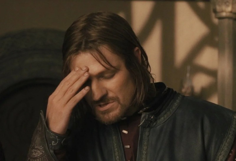 Create meme: Sean bean Boromir meme, Boromir meme can't just be taken like that, Sean bean Boromir