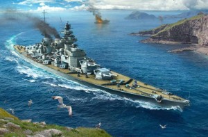 Create meme: battleship, German battleship Bismarck, the battleship Bismarck
