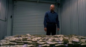Create meme: breaking bad money, Walter white with the money, the winds are on the money