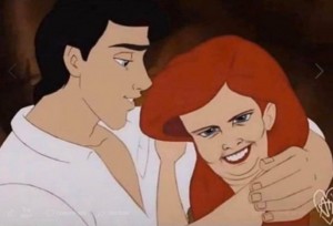 Создать мем: Диснеевские принцессы, ариэль мультфильм 1989, ариэль и эрик 18