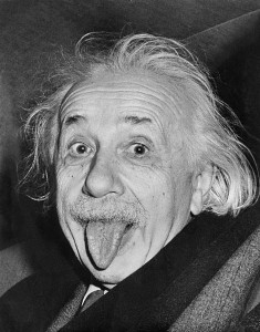 Create meme: Einstein photo with the language, albert Einstein, photo of Einstein with his tongue hanging out