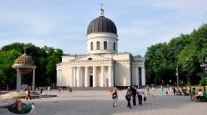 Create meme: Cathedral Park, Cathedral in Chisinau address, photo of the Church of the city of Chisinau