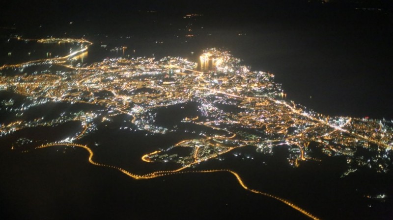 Create meme: night Vladivostok from a bird's-eye view, darkness, night vladivostok top view