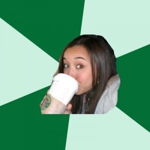 Create meme: Annoying Starbucks Customer