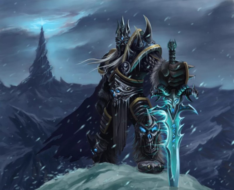 Create meme: Arthas Warcraft 3, The lich king arthas, King Arthas Warcraft