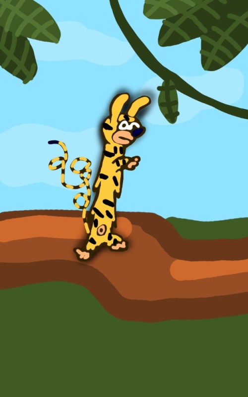 Create meme: marsupilami, marsupilami 1993, Marsupilami cartoon