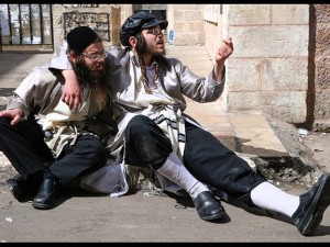 Create meme: Purim is a holiday for Jews, Hasidic Jews photo, Purim Jews 2017 photo