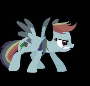 Create meme: pony, mlp rainbow, elements of insanity