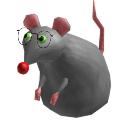 Create meme: Roblox the rat, The roblox rat, rat cartoon