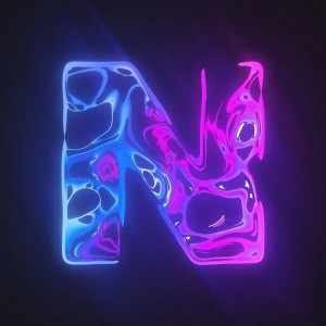 Create meme: neon letters, neon alphabet, YouTube neon