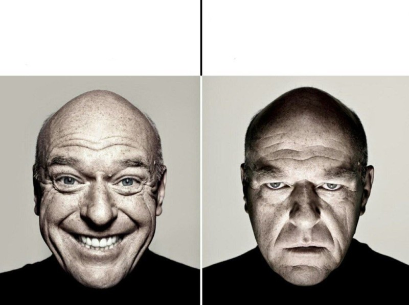 Create meme: darkness, breaking bad , male portrait photography